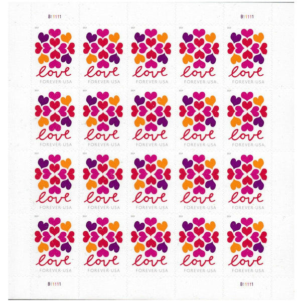 2019 Hearts Blossom LOVE Forever Stamps: 20 vs. 100 Guide