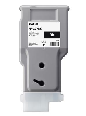 New, Pre-Owned - Canon PFI-207 300mL Black Ink Cartridge