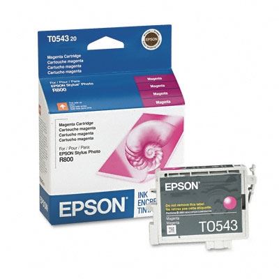 New, Pre-Owned - OEM Epson (T0543) Magenta Ink Cartridge, T054320