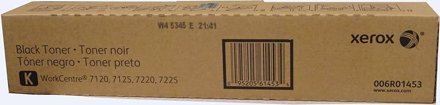 New, Pre-Owned - Xerox Work Centre 7120,7125,7220 Standard Yield Black Toner Cartridge, 006R01453