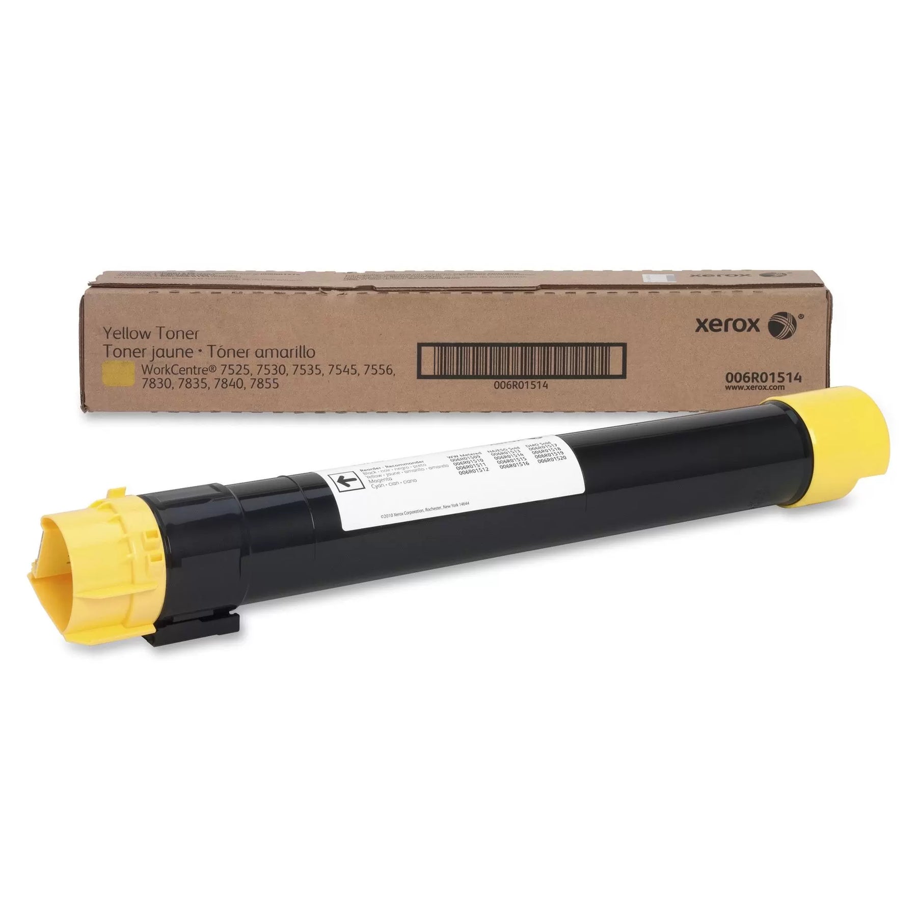 New, Pre-Owned - Xerox 006R01514Â Standard Yield Yellow Toner Cartridge