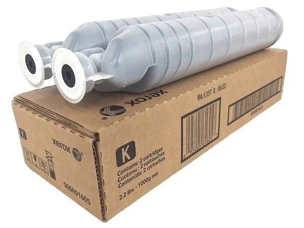 New, Pre-Owned - Xerox 6R1605 Standard Yield Black Toner Cartridge, 006R01605