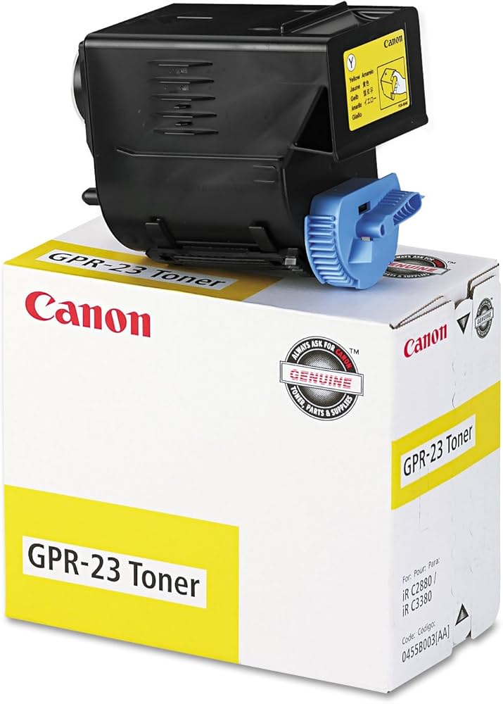New, Pre-Owned - Canon GPR-23 Yellow Toner Cartridge, 0455B003AA