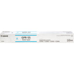 New, Pre-Owned - Canon GPR-55 Cyan Toner Cartridge, 0482C003AA
