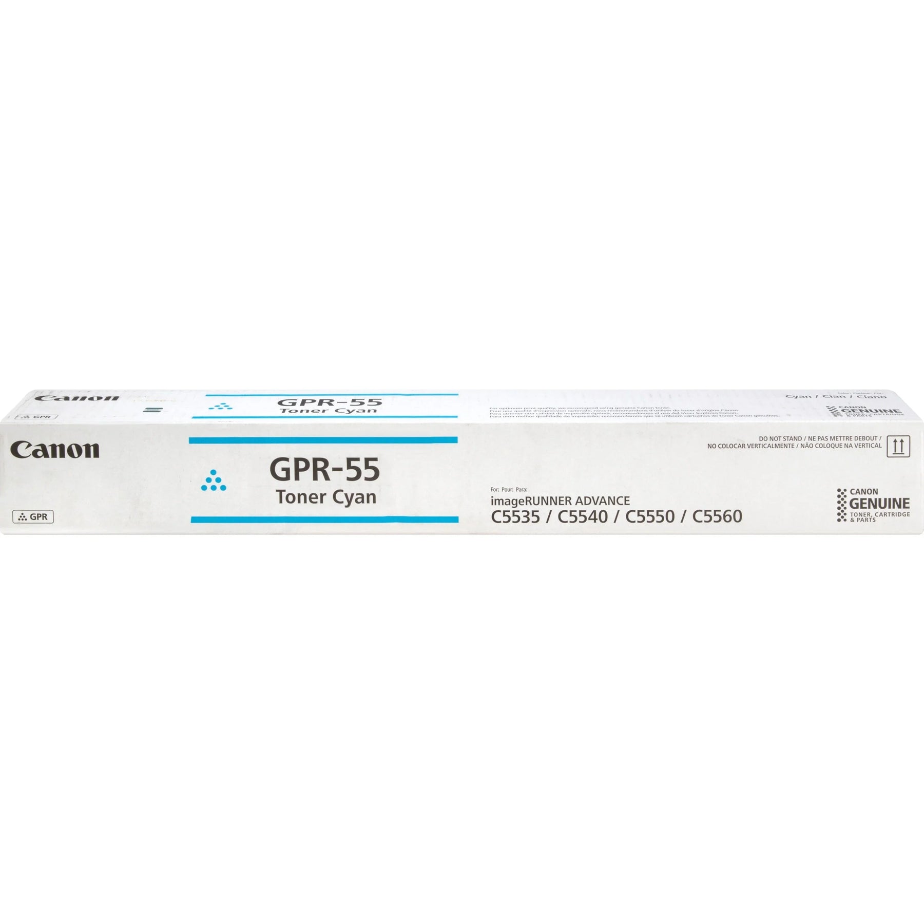 New, Pre-Owned - Canon GPR-55 Cyan Toner Cartridge, 0482C003AA