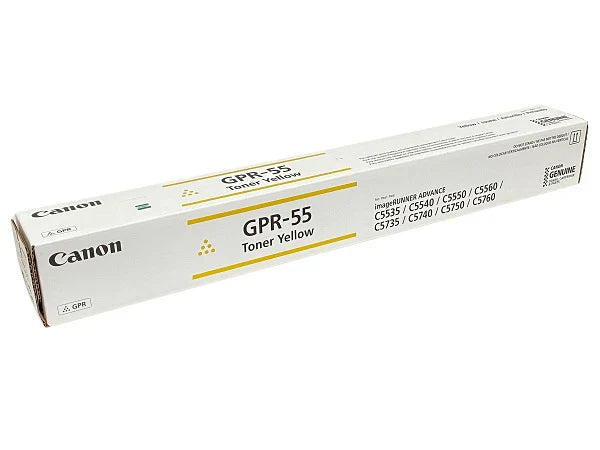 New, Pre-Owned - Canon GPR-55 Yellow Toner Cartridge, 0484C003AAÂ