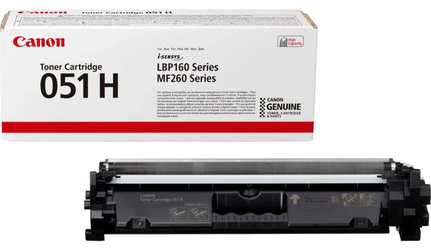 New, Pre-Owned - Canon 051H High-Yield Black Toner Cartridge, 2169C001