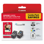 New, Pre-Owned - Canon PG-40 Black and Cl-41 Color Ink Cartridge, 0615B009