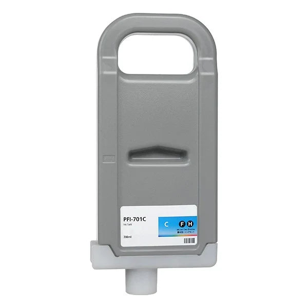 New, Pre-Owned - Canon 700ml PFI-701 Cyan High-Yield Ink Cartridge, 0901B001AA