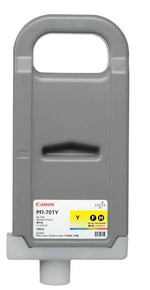 New, Pre-Owned - Canon 700ml PFI-701 Yellow High-Yield Ink Cartridge, 0903B001AA
