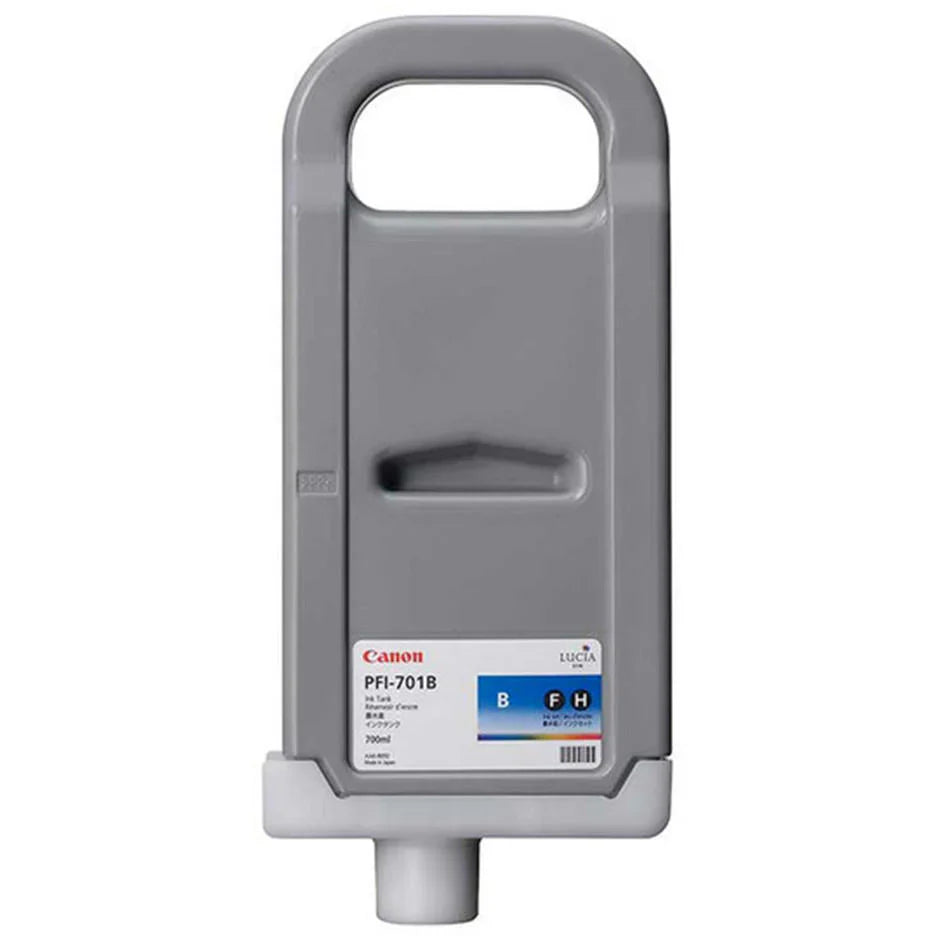 New, Pre-Owned - Canon 700ml PFI-701 Blue High-Yield Ink Cartridge, 0908B001AA