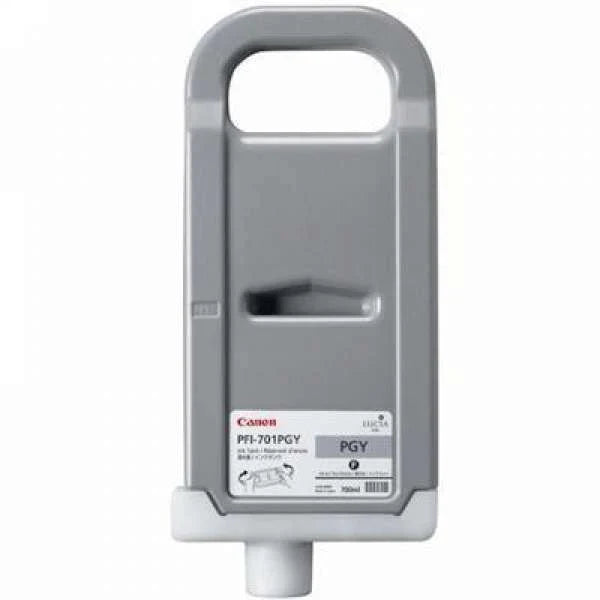 New, Pre-Owned - Canon 700ml PFI-701 Photo Gray High-Yield Ink Cartridge, 0910B001AA
