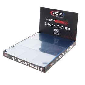 BCW LaserWeld 9-Pocket Page (100 ct.)
