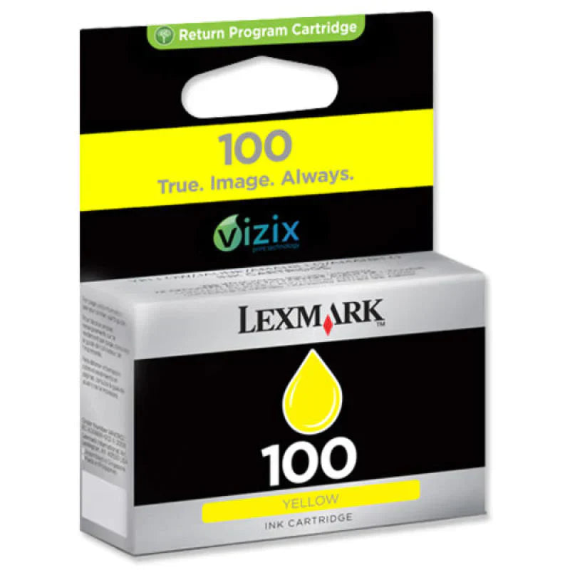 New, Pre-Owned - Lexmark 14N1095 100XL Yellow Ink Cartridge