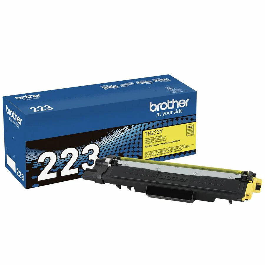 New, Pre-Owned - Brother TN-223Y Standard-Yield Yellow Laser Toner Cartridge
