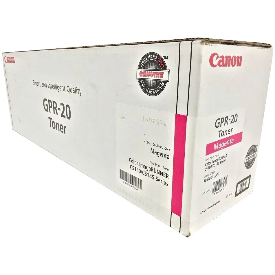 New, Pre-Owned - Canon GPR-20 Magenta Toner Cartridge, 1067B001