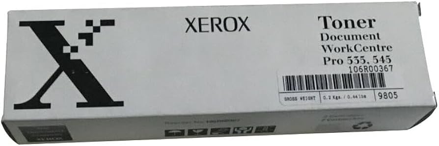 New, Pre-Owned - Xerox 106R00367 Standard Yield Black Toner Cartridge