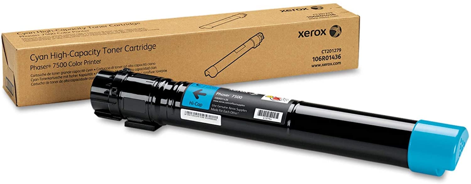 New, Pre-Owned - Xerox 110V+C126:C155 Fuser Kit Cyan Toner Cartridge,106R01436