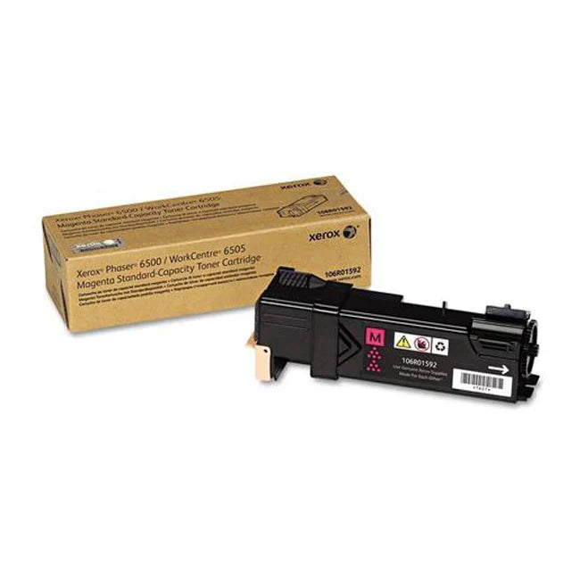 New, Pre-Owned - Xerox PHASER 6500/6505 Standard Yield Magenta Toner Cartridge, 106R01592