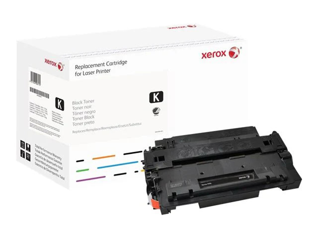 New, Pre-Owned - Xerox 106R01621 Standard Yield Black Toner Cartridge, (Alternative To The HP 55A (CE255A)