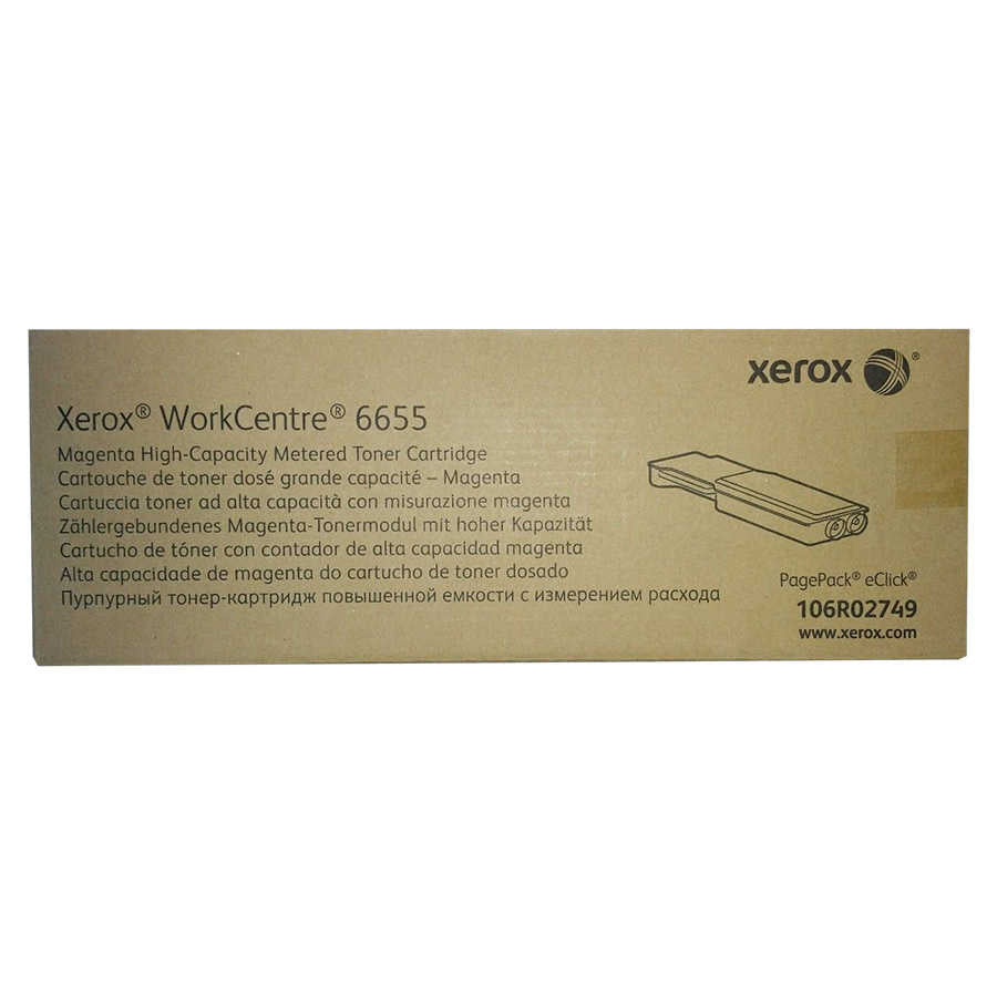 New, Pre-Owned - Xerox WORKCENTRE 6655 High Yield Magenta Toner Cartridge, 106R02749