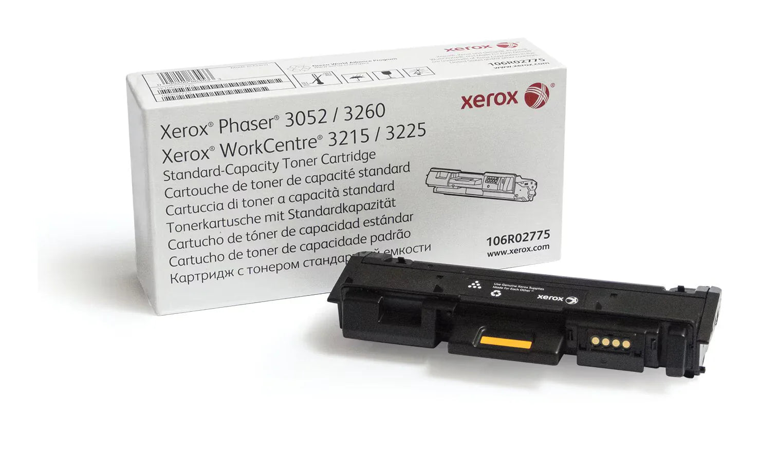 New, Pre-Owned - Xerox Phaser 3260/WorkCentre 3215/3225 Black Toner Cartridge, 106R02775