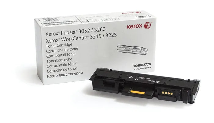 New, Pre-Owned - Xerox 106R02778 Standard Yield Black Toner Cartridge