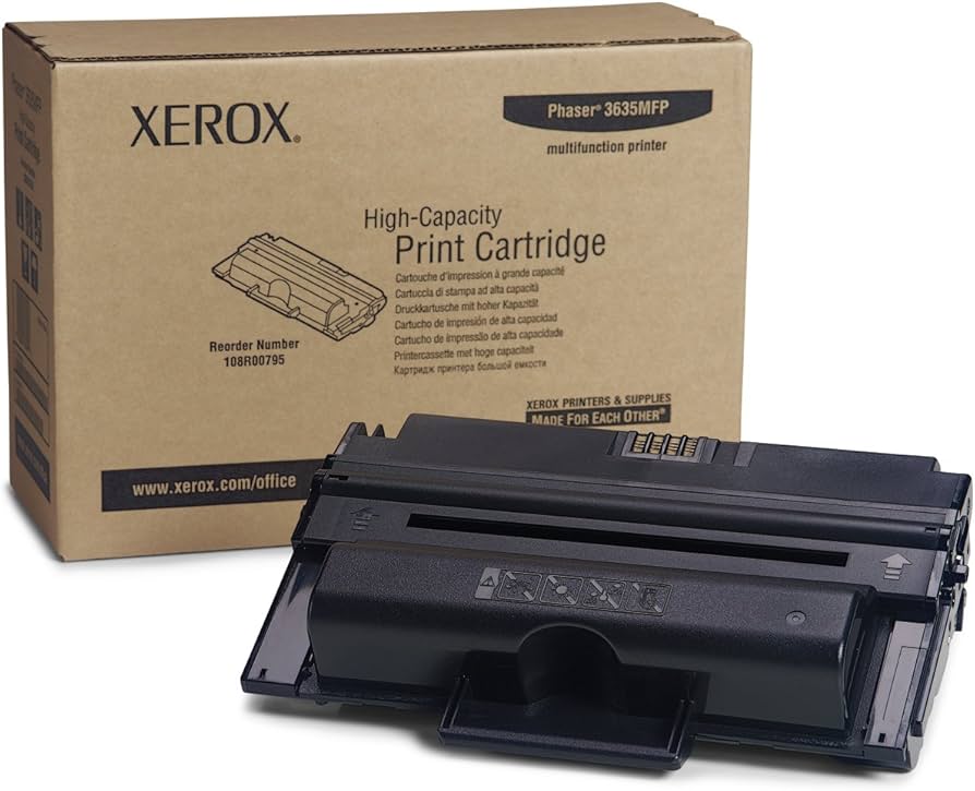 New, Pre-Owned - Xerox 108R00795 High Yield Black Toner Cartridge