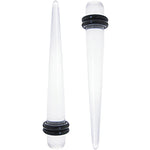 2G Clear UV Acrylic Straight Taper Set
