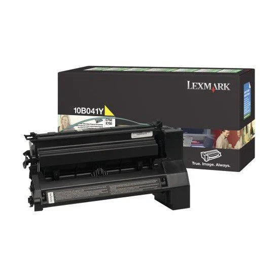 New, Pre-Owned - Lexmark C750 Standard Yield Yellow Toner Cartridge, 10B041Y