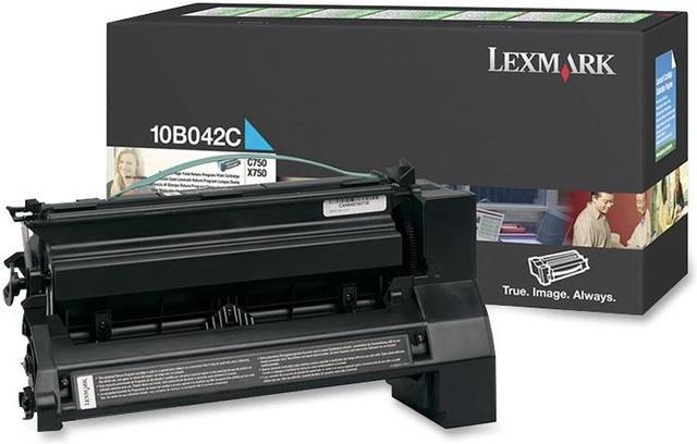 New, Pre-Owned - Lexmark C750 High Yield Cyan Toner Cartridge, 10B042C