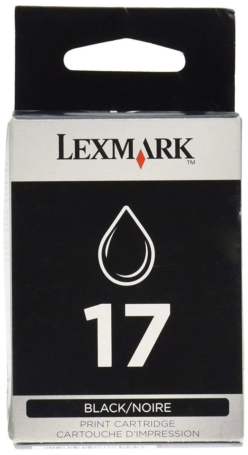 New, Pre-Owned - Lexmark 17 Standard Yield Black Inkjet Cartridge, 10N0217