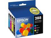New, Pre-Owned - Epson 288 Black, Cyan, Magenta & Yellow Ink Cartridges