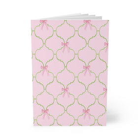 Watercolor Bow Softcover Notebook