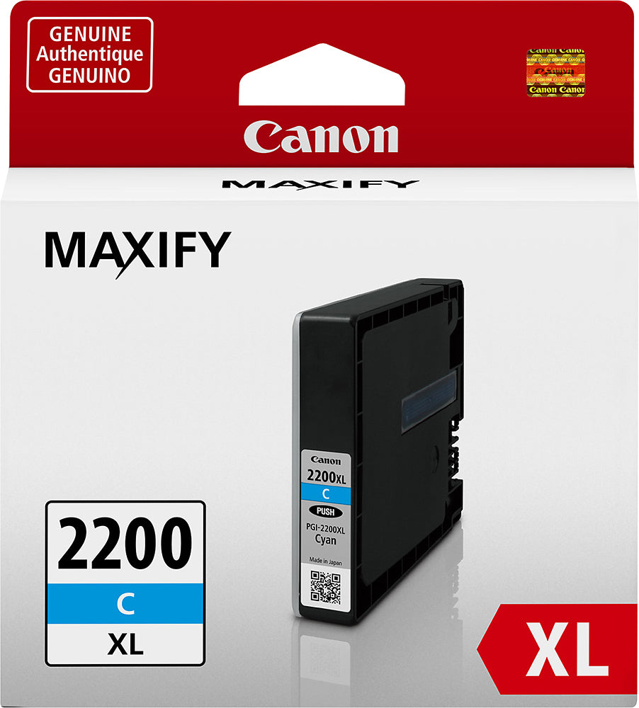 New, Pre-Owned - Canon PGI-2200XL Cyan Ink Cartridge