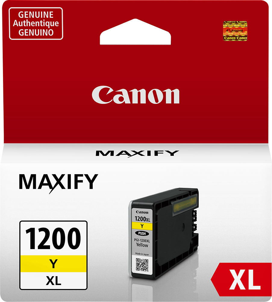 New, Pre-Owned - Canon PGI-1200XL High Yield Yellow Ink Cartridge