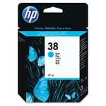 New, Pre-Owned - HP 38 Cyan (C9415A) Ink Cartridge