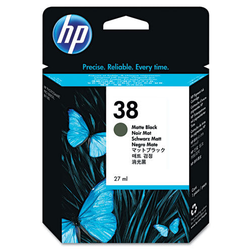 New, Pre-Owned - HP 38 Matte Black (C9412A) Ink Cartridge