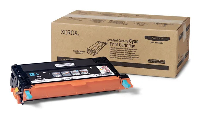 New, Pre-Owned - Xerox 113R00719 Standard Yield Cyan Toner Cartridge