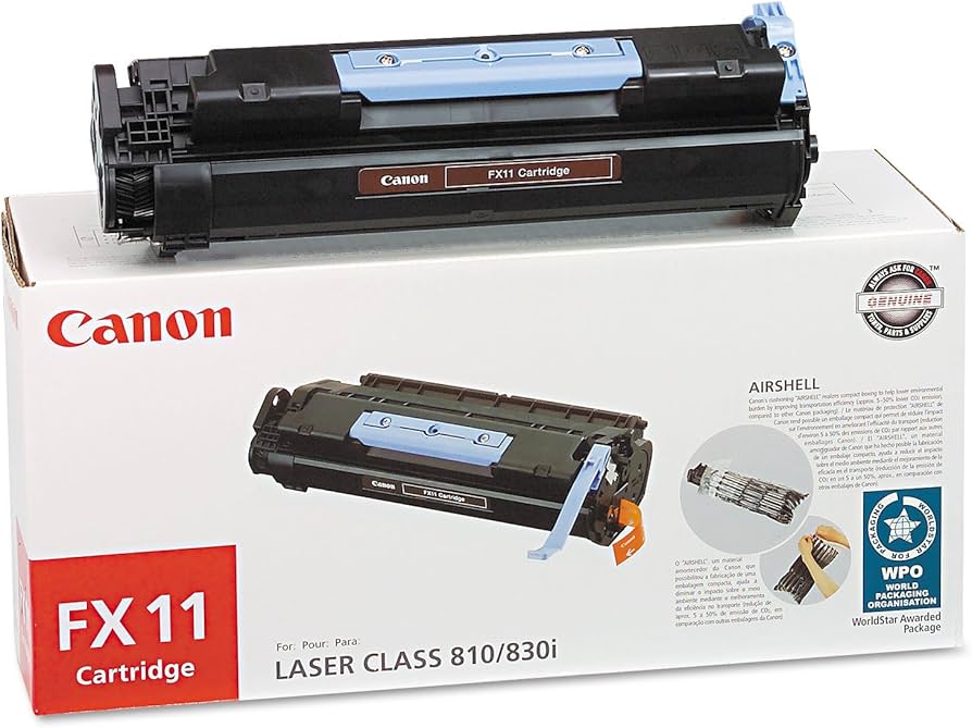 New, Pre-Owned - Canon FX-11 Black High-Yield LaserJet Toner Cartridge, 1153B001AA