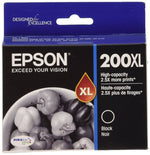 New, Pre-Owned - Epson 200XL Black Ink Cartridge