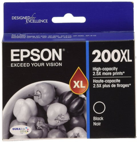 New, Pre-Owned - Epson 200XL Black Ink Cartridge
