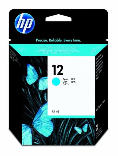 New, Pre-Owned - HP 12 (C4804A) Cyan Ink Cartridge