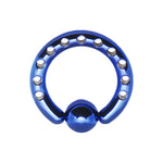8G INDUSTRIAL PUNCHED Electric Blue TITANIUM BCR