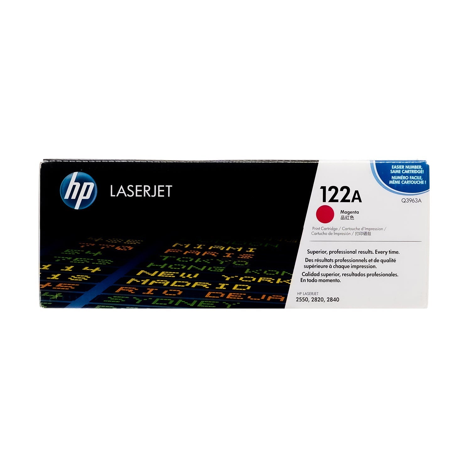New, Pre-Owned - HP 122A (Q3963A) Magenta New, Pre-Owned - LaserJet Toner Cartridge