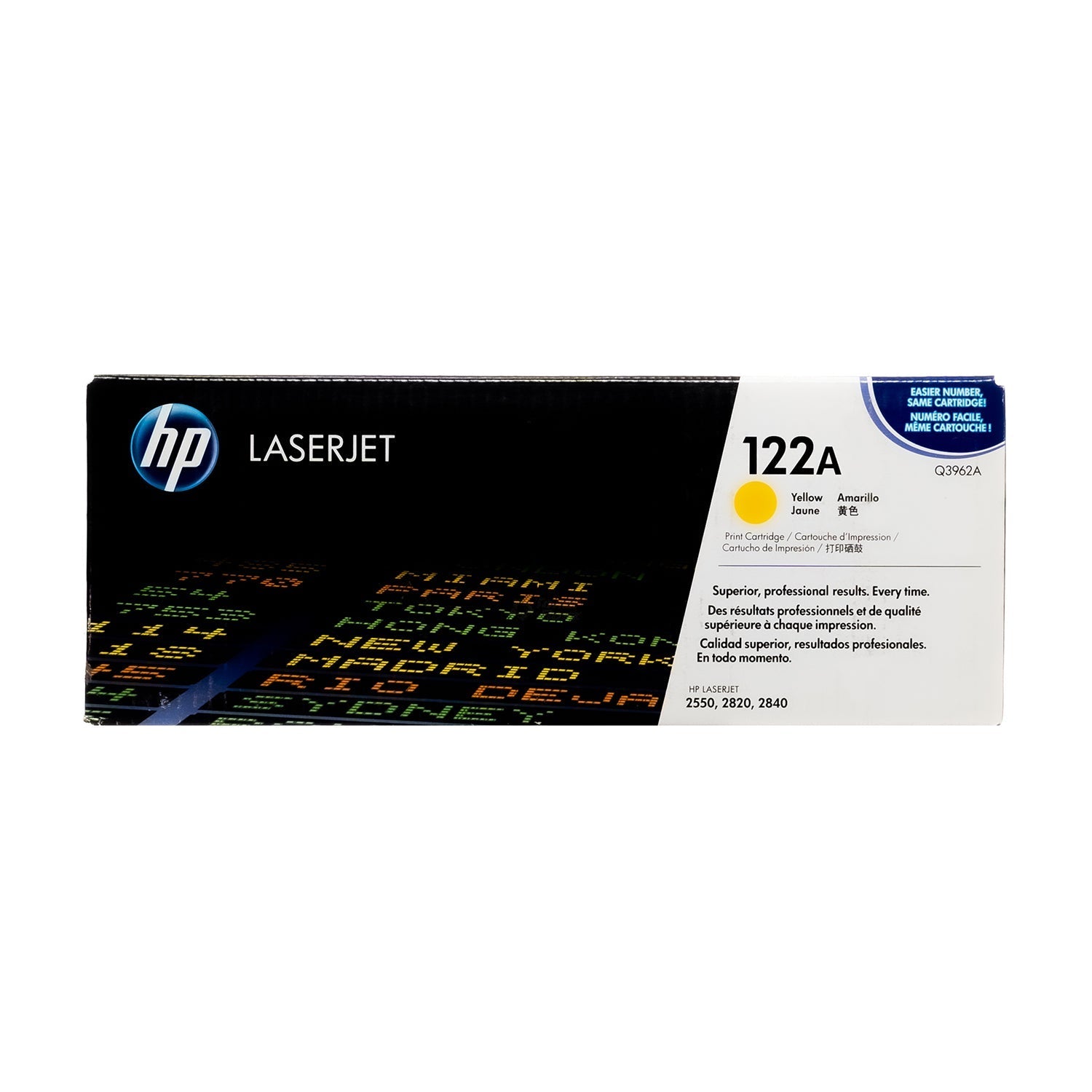 New, Pre-Owned - HP 122A (Q3962A) Yellow New, Pre-Owned - LaserJet Toner Cartridge