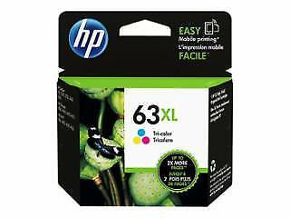 New, Pre-Owned - HP 63XL (F6U63AN) High Yield Color Ink Cartridge