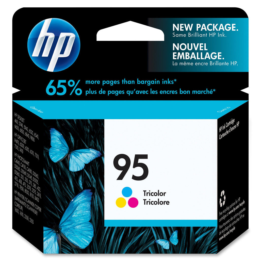 New, Pre-Owned - HP 95 (C8766WN) Tri-Color Ink Cartridge