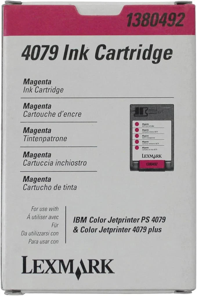 New, Pre-Owned - Lexmark 4079 Standard Yield Magenta Ink Cartridge, 1380492