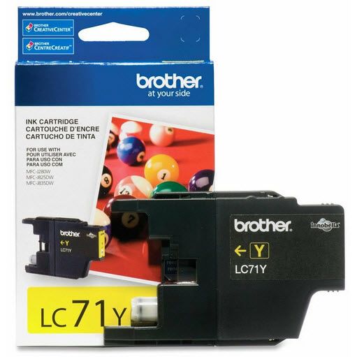 New, Pre-Owned - Brother LC71 Yellow Ink Cartridge